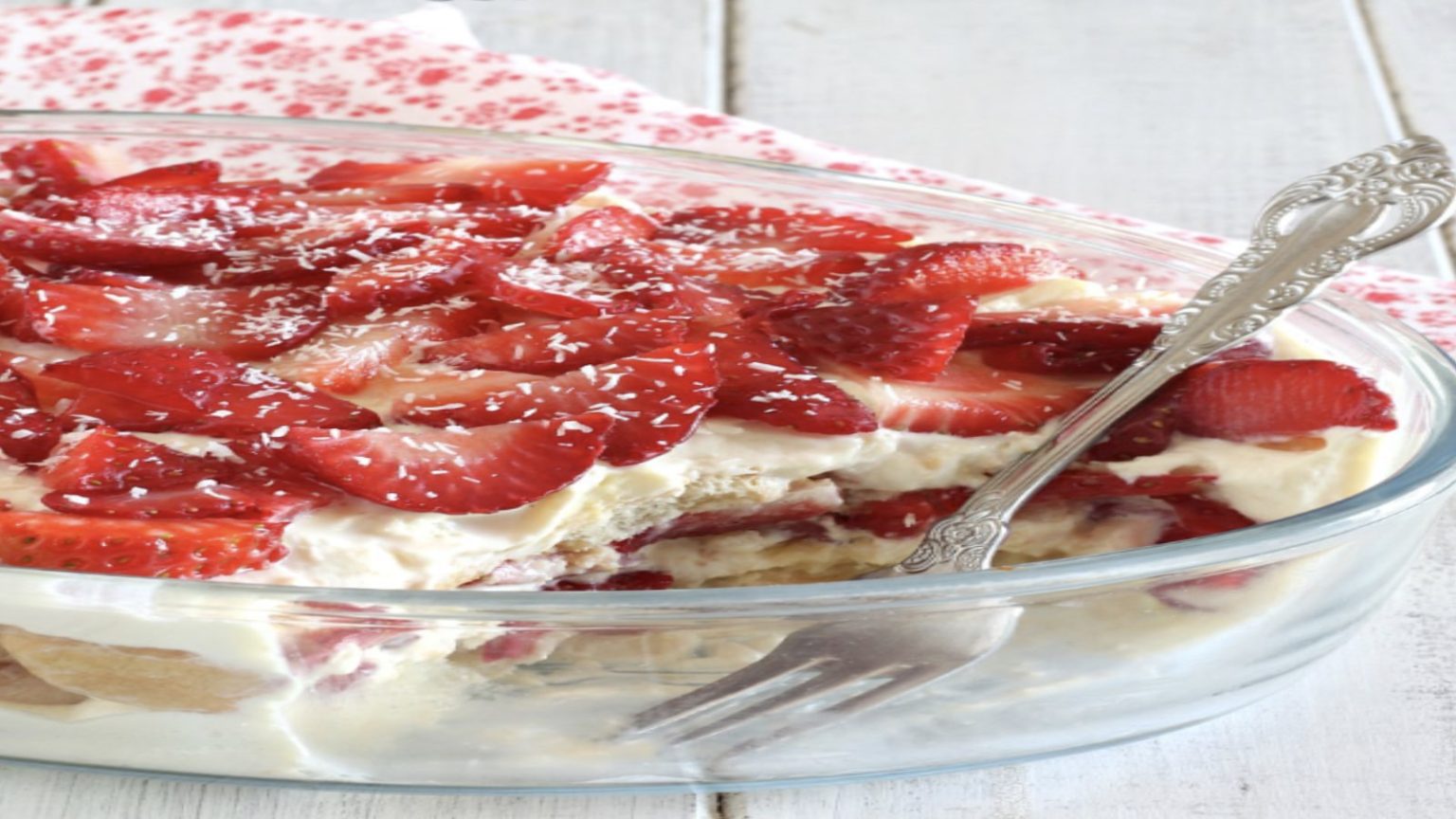 Tiramisu fraises sans œuf Ma Patisserie