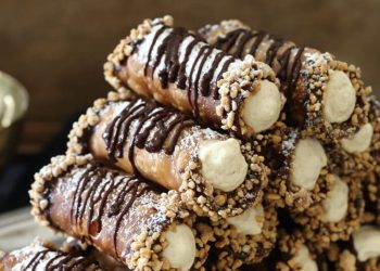 Cannoli Sicilien mascarpone et noisettes