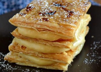 Millefeuilles crème brûlée