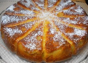 Fondant aux pommes mascarpone