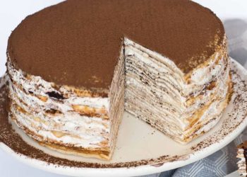 Gâteau de crêpes façon tiramisu