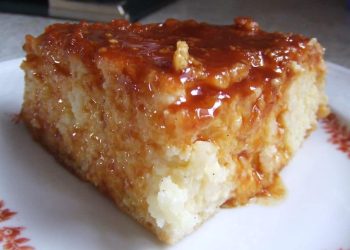 Gâteau de riz au caramel