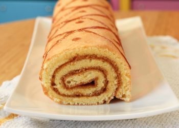 Gâteau roulé à la crème de caramel au beurre salé