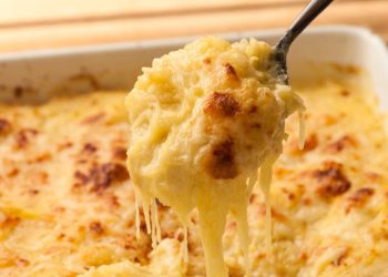 gratin de pâtes au fromage