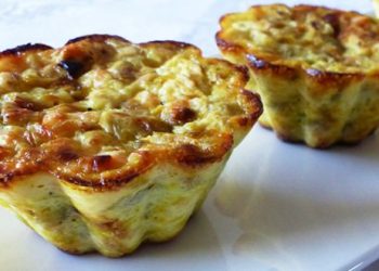 Petits flans poireaux saumon