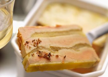 Terrine de foie gras aux pommes