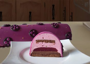 Buche chocolat framboise