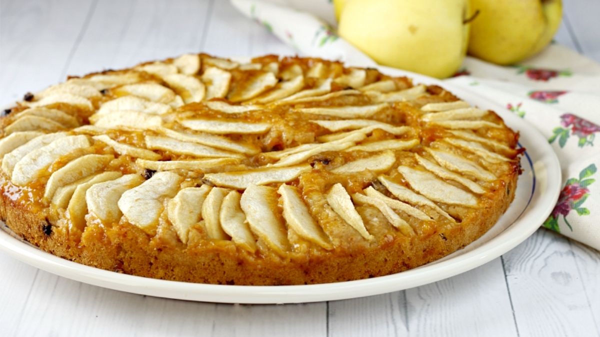 Gâteau aux pommes et confiture sans sucre