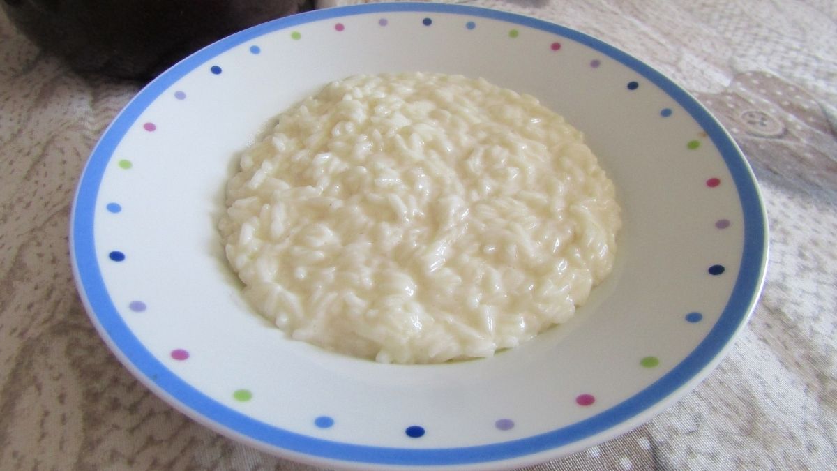 Riz au lait salé