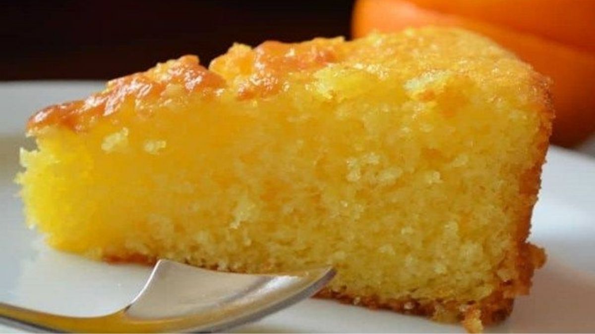Gâteau moelleux à l'orange riche en vitamine C