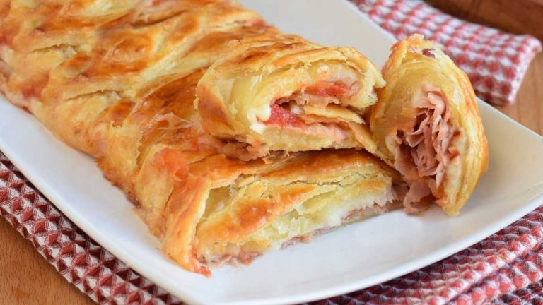 Roul Feuillet Au Jambon Et Fromage Savoureux Au C Ur Filant