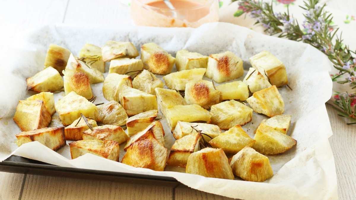 Patates douces au four