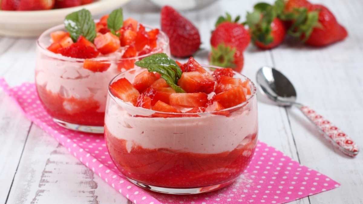 Mousse aux fraises facile