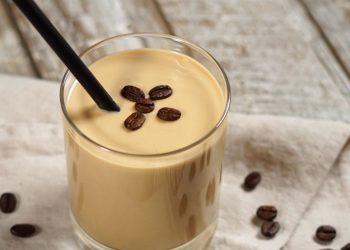 café crème mousseuse