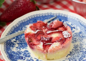 mini gâteaux aux fraises