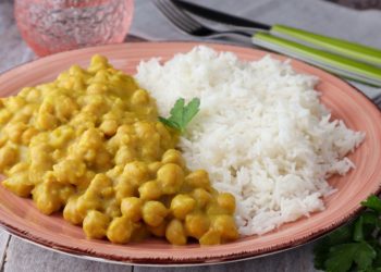 curry de pois chiches et riz basmati