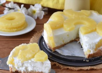 cheesecake au yaourt et à l’ananas