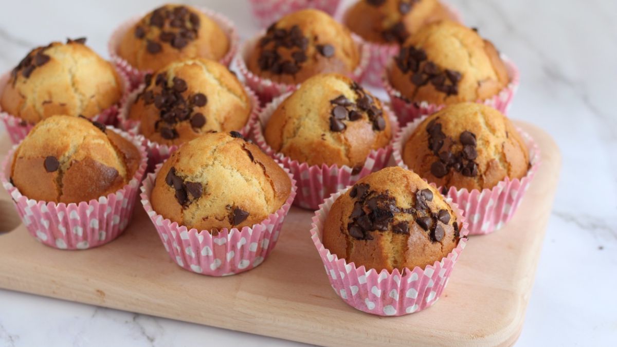 muffins sans gluten aux pépites de chocolat