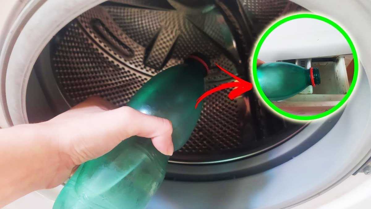 Une bouteille remplie de ces ingrédients suffit à éliminer les mauvaises odeurs de votre machine à laver