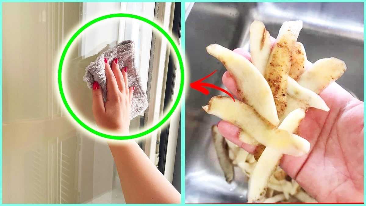 Utilisez les épluchures de pommes de terre pour faire briller ces 4+1 choses dans votre maison