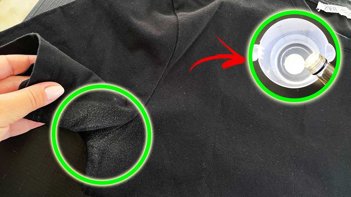 Comment retirer les taches de déodorant sur les vêtements foncés ?