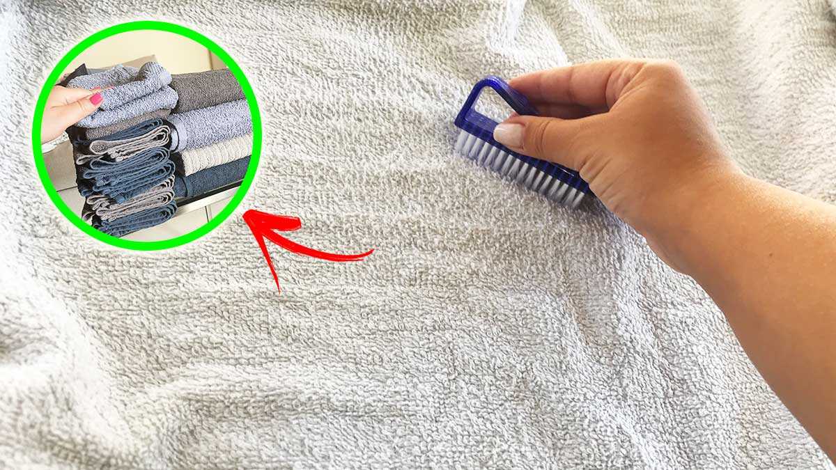 Connaissiez-vous la méthode de la brosse pour adoucir vos vieilles serviettes durcies ?