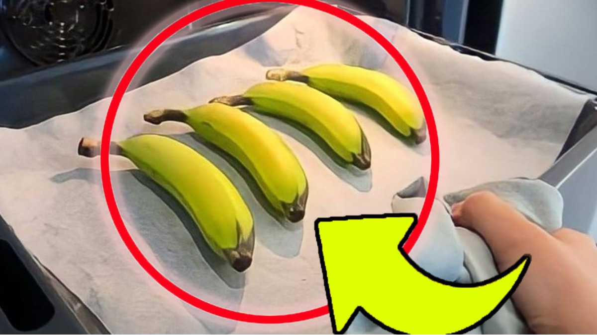 Mettre 4 bananes au four : c'est l'astuce de nombreux ménages