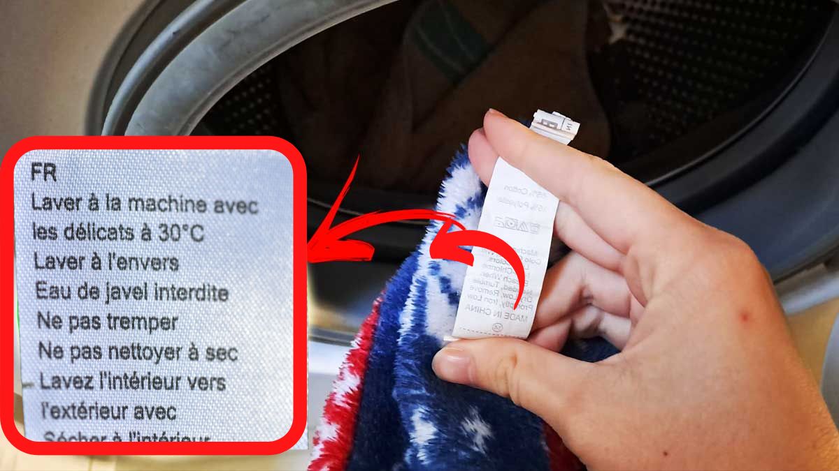 Savez-vous bien lire les étiquettes de lavage pour ne pas abîmer vos vêtements dans la machine à laver ?