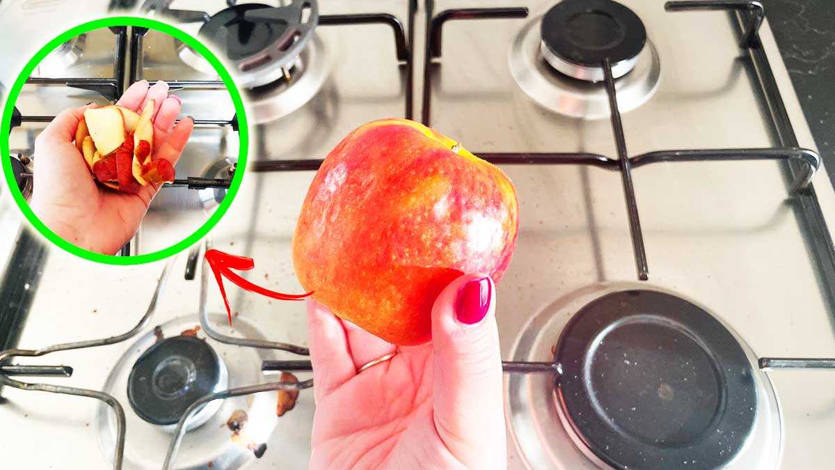 Comment utiliser les pelures de pomme pour nettoyer et polir la cuisinière ?