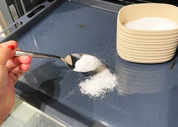 Mettez du sel dans votre four pour le nettoyer rapidement et sans effort !