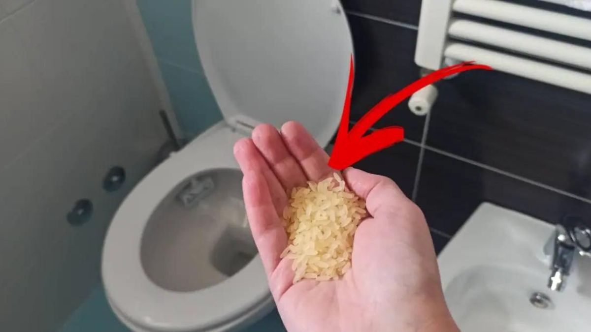 Utilisez du riz pour éliminer les odeurs d’égouts et l’humidité de votre salle d’eau