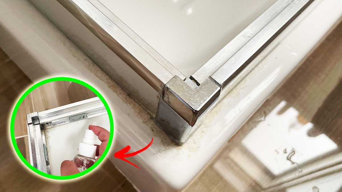 Comment enlever la moisissure des rails de douche et du silicone avec cette méthode faite maison ?
