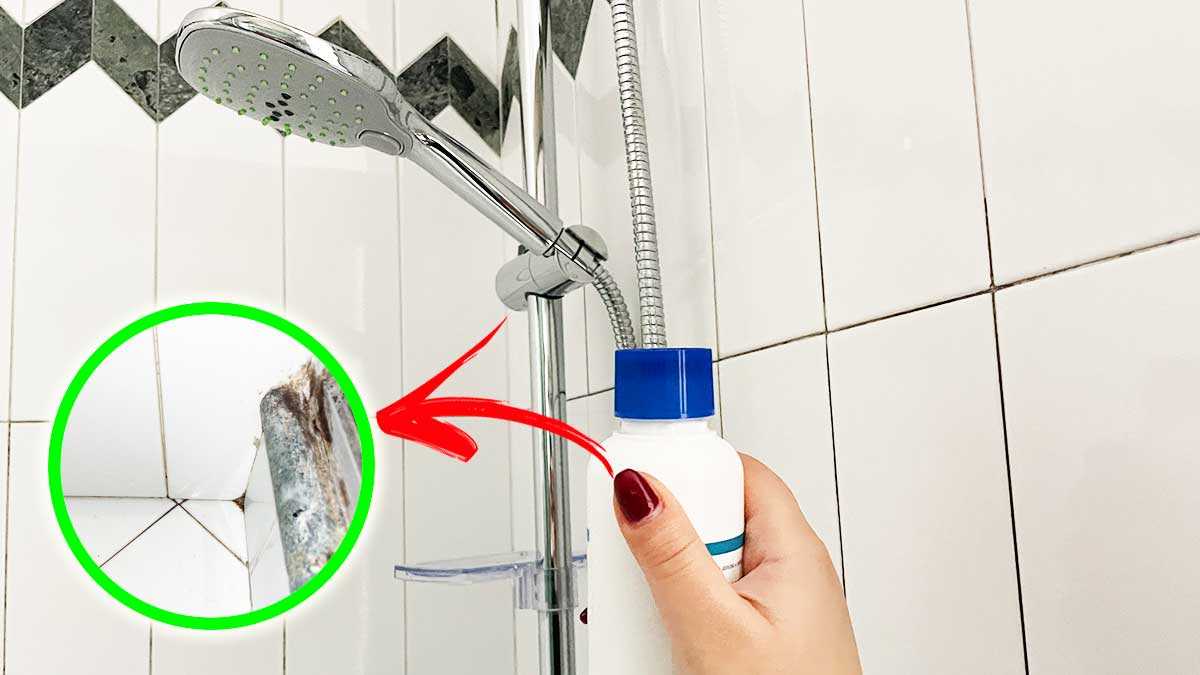 Comment utiliser le peroxyde d'hydrogène sous la douche pour éliminer les moisissures et le calcaire ?