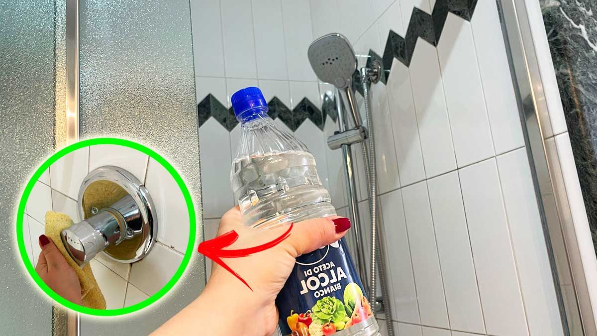 Comment faire briller une douche en 5 minutes avec du vinaigre