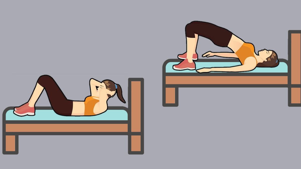 8 exercices pour bruler des calories sans sortir du lit