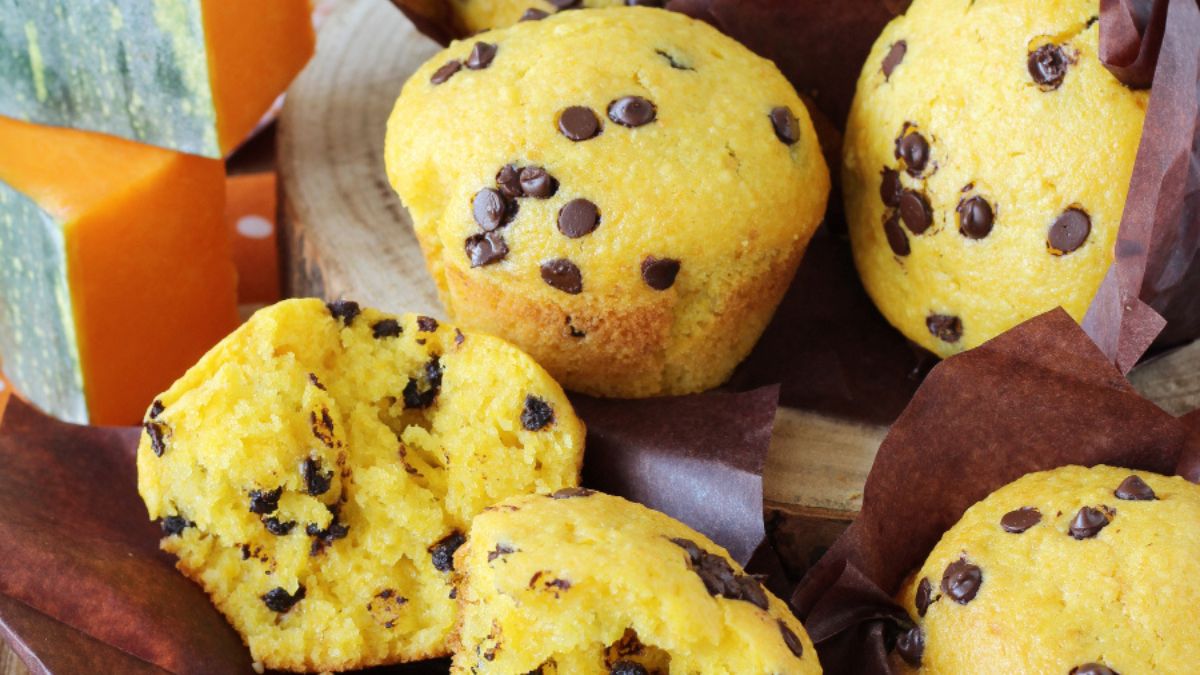 Muffins potiron et pépites de chocolat