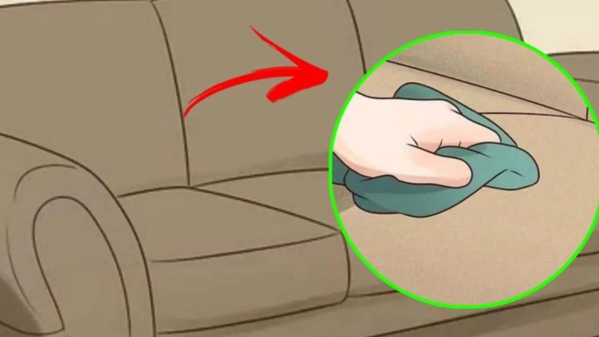 Comment enlever la saleté du canapé avec la méthode de la serviette ?