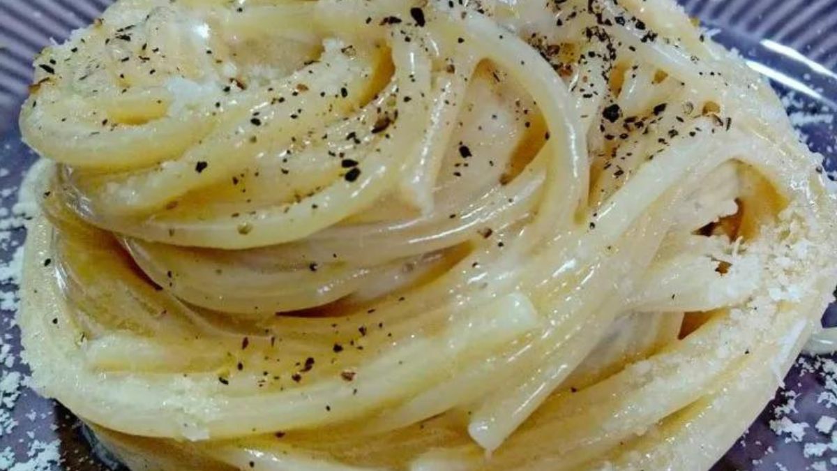 spaghetti à l’ail huile et parmesan