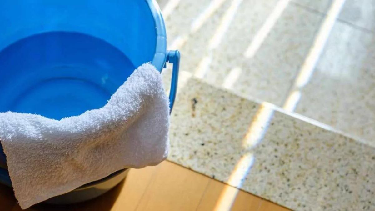 Ajoutez ceci au seau d’eau pour faire briller votre sol
