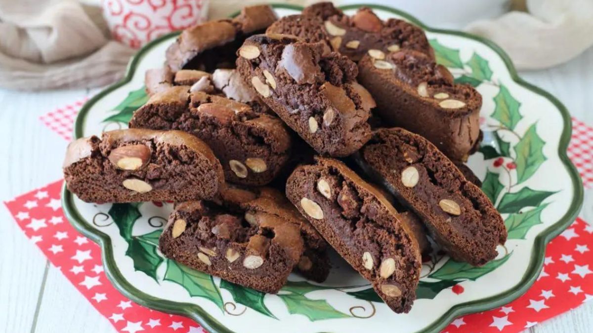 biscuits épicés au cacao et aux amandes