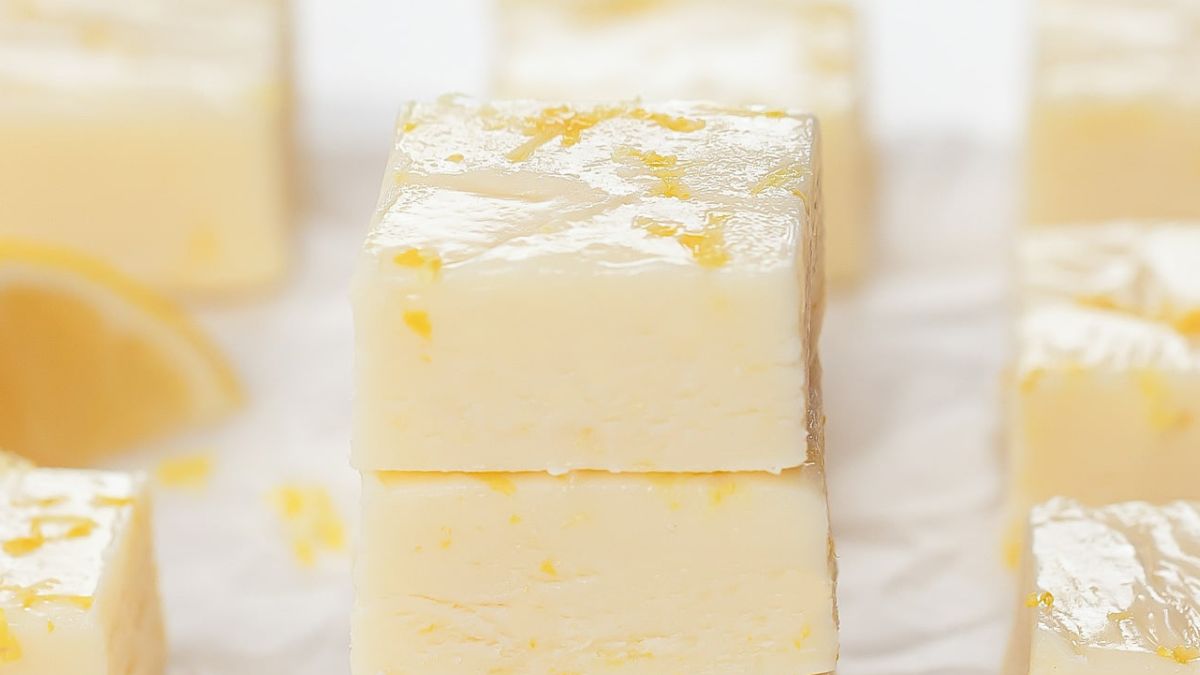 Fudge au citron : le dessert facile avec 3 ingrédients