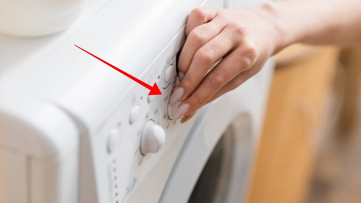 Le bouton secret de la machine à laver