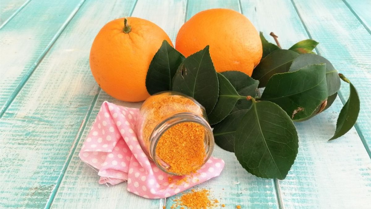 poudre d'arôme naturel orange