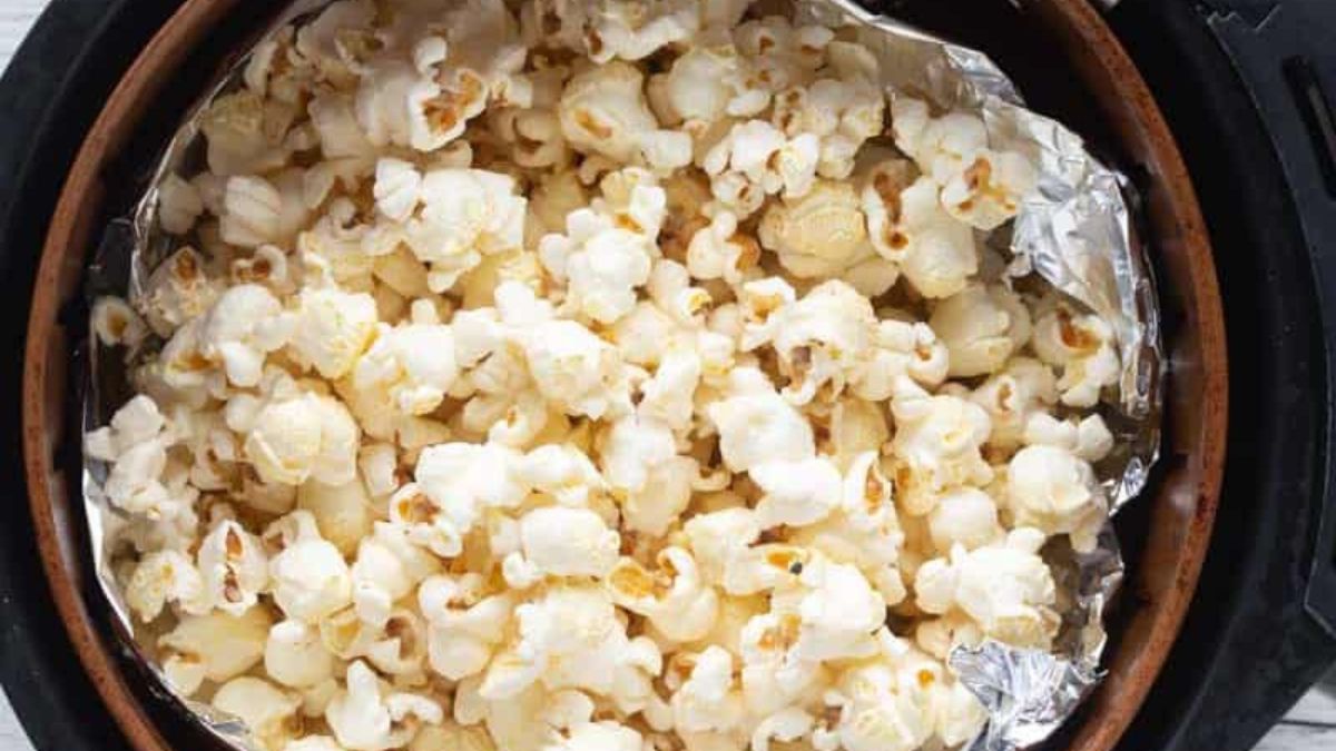 Recette de popcorn avec une friteuse sans beurre ni huile
