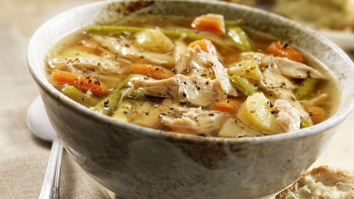 Recette de soupe de dinde réconfortante cuite en moins de 25 minutes