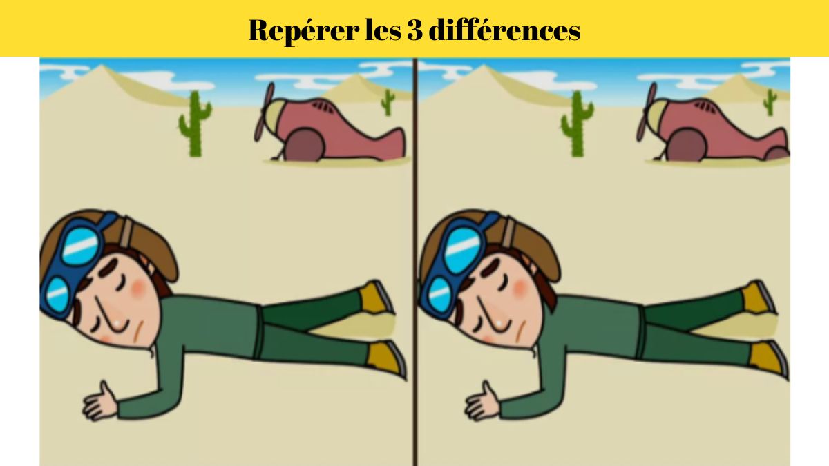 Pouvez-vous repérer les 3 différences dans les photos du désert en 11 secondes ?
