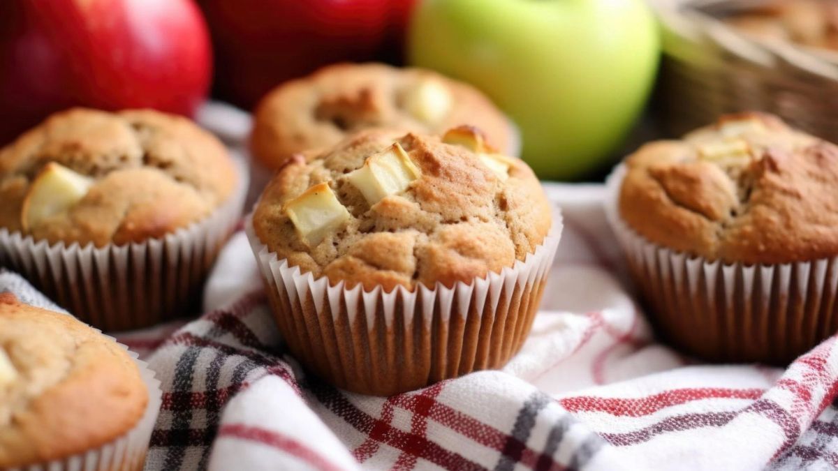 muffins healthy pommes