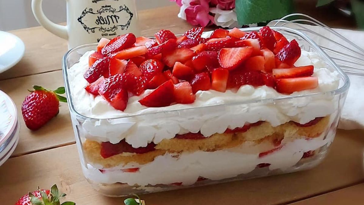 tiramisu fraise sans mascarpone avec yaourt