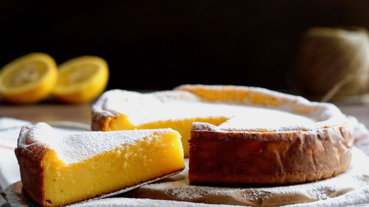 gâteau au yaourt au citron et à la vanille