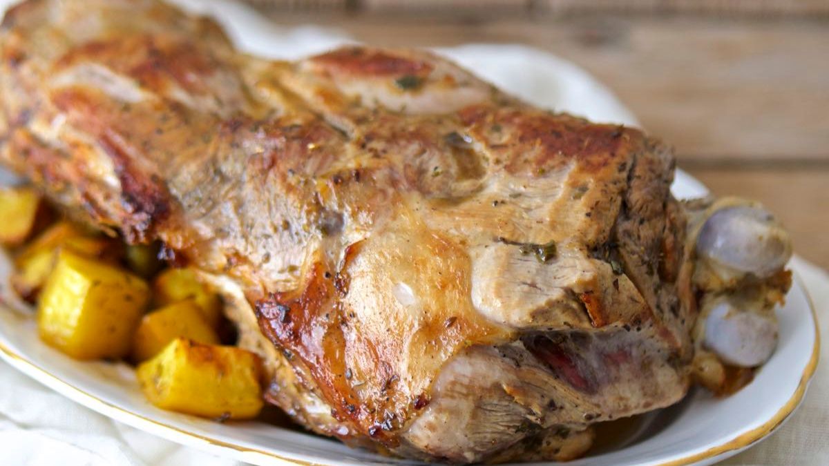 gigot d'agneau au four